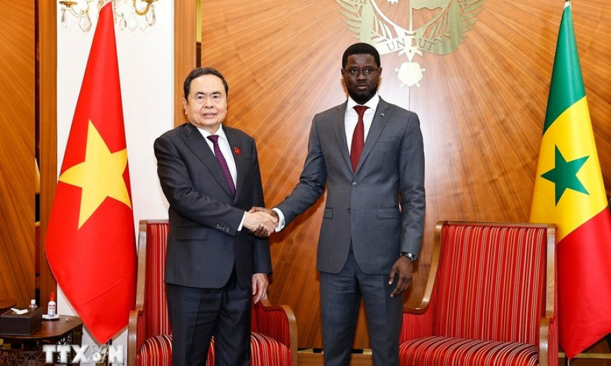 Chủ tịch Quốc hội Trần Thanh Mẫn hội kiến Tổng thống Senegal