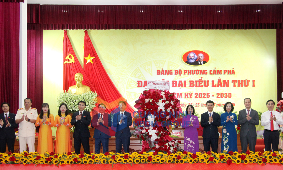 Đại hội đại biểu Đảng bộ phường Cẩm Phả lần thứ I, nhiệm kỳ 2025-2030, tháng 7-2025