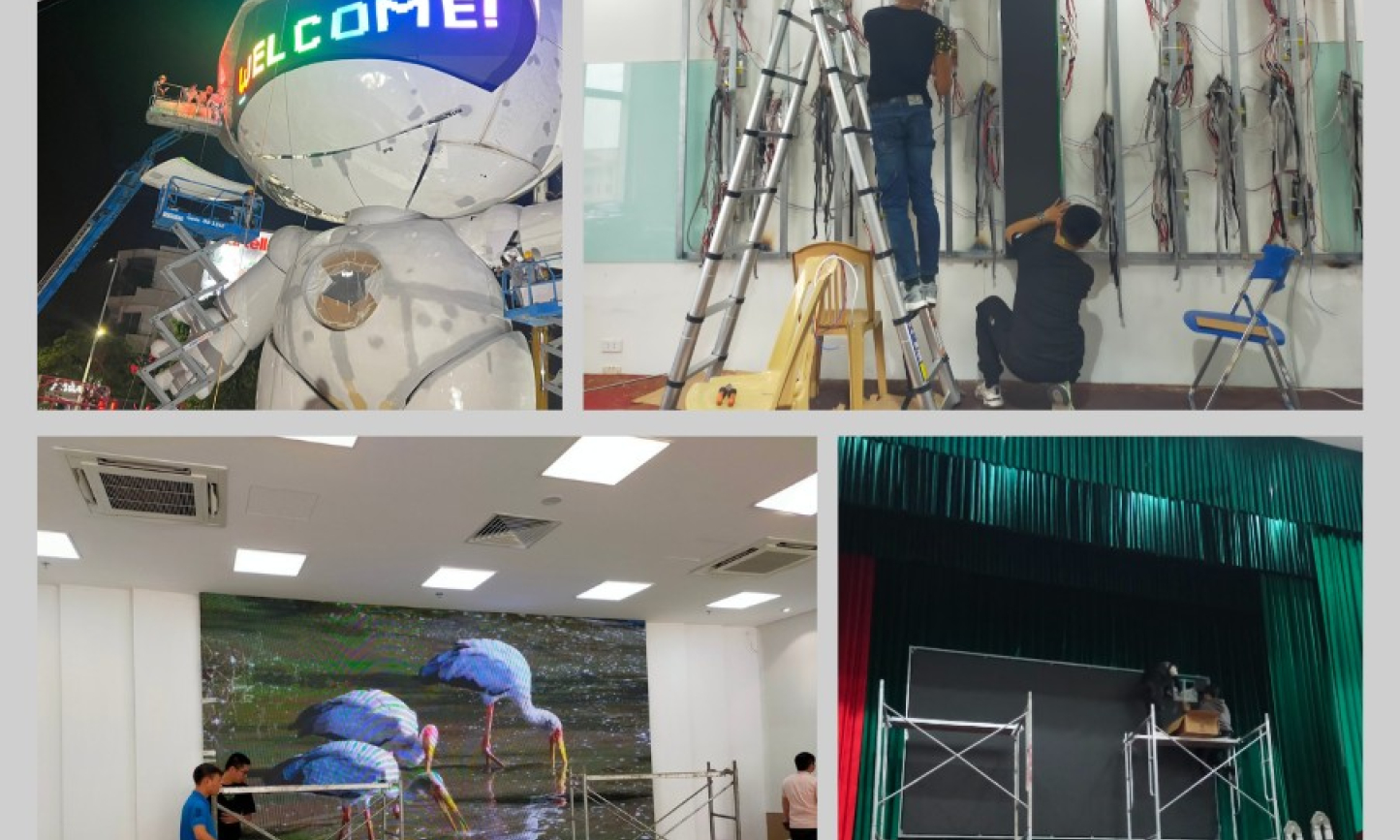 Tìm hiểu đơn vị thi công màn hình LED uy tín tại Hà Nội
