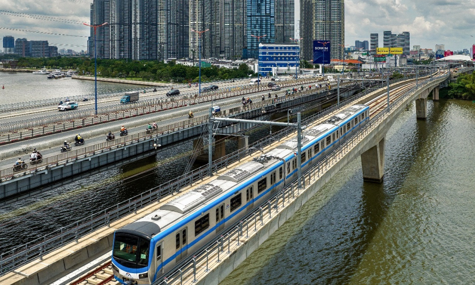越南胡志明市地铁1号线（滨城-仙泉线）入选2025年度全球100佳旅行目的地榜单