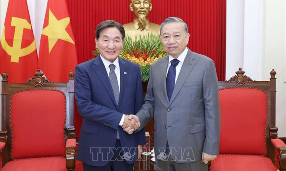 Tổng Bí thư Tô Lâm tiếp Đặc phái viên của Tổng thống Hàn Quốc