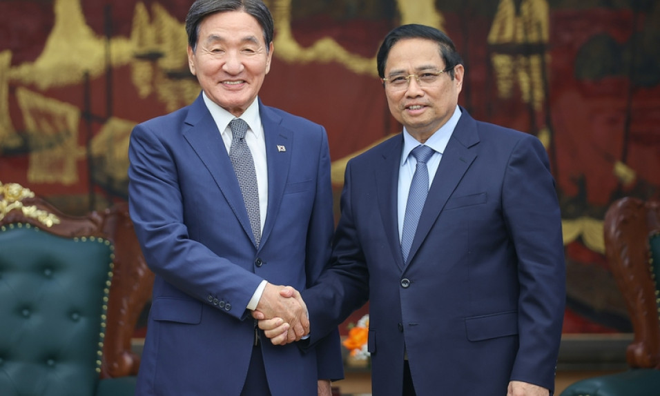 Thủ tướng Phạm Minh Chính tiếp Đặc phái viên của Tổng thống Hàn Quốc