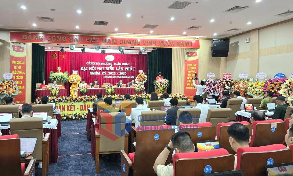 Đại hội Đại biểu Đảng bộ phường Tuần Châu lần thứ I, nhiệm kỳ 2025-2030, tháng 7-2025