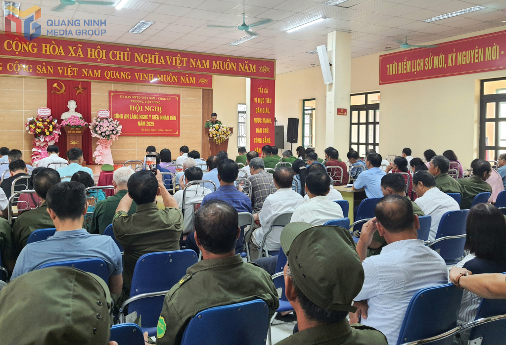 Phường Việt Hưng tổ chức Ngày hội toàn dân bảo vệ an ninh tổ quốc và hội nghị “Công an lắng nghe ý kiến nhân dân”