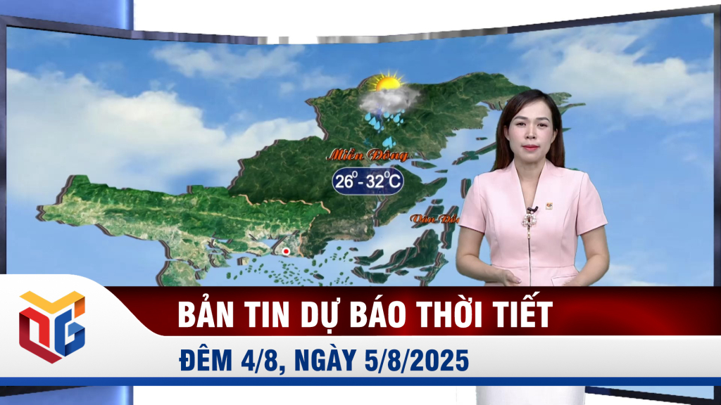 Bản tin dự báo thời tiết đêm 4, ngày 5/8/2025