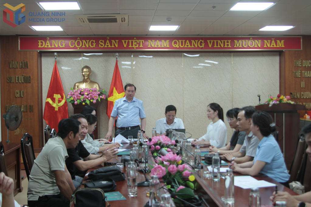  PGS. TS Tạ Quang Đông, Thứ trưởng Bộ Văn hoá, Thể thao và Du lịch, phát biểu chỉ đạo.