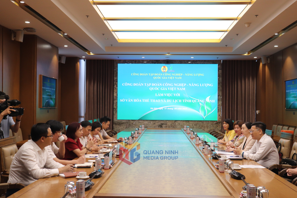 Sở Văn hóa, Thể thao và Du lịch làm việc với Tập đoàn Công nghiệp và Năng lượng quốc gia Việt Nam.