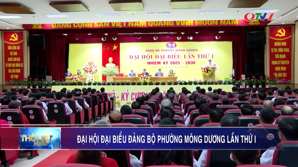 Đại hội đại biểu Đảng bộ phường Mông Dương lần thứ I