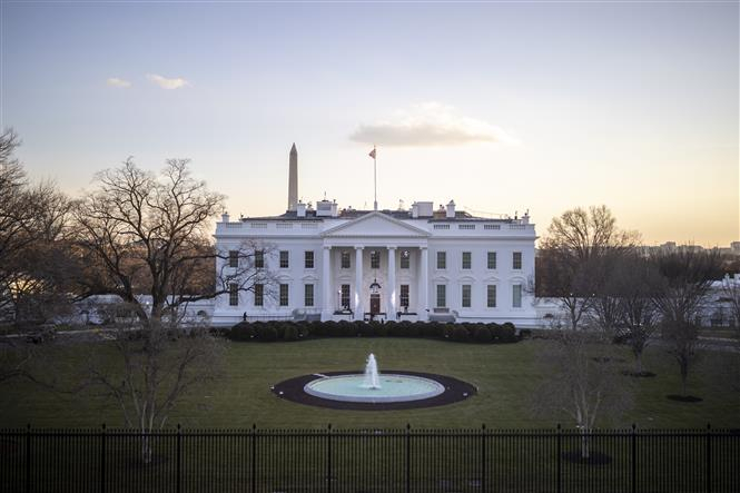 Nhà Trắng tại Washington, D.C., Mỹ. Ảnh: THX/TTXVN