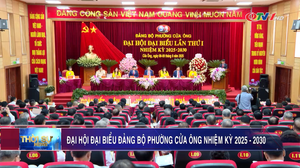 Đại hội đại biểu Đảng bộ phường Cửa Ông nhiệm kỳ 2025-2030