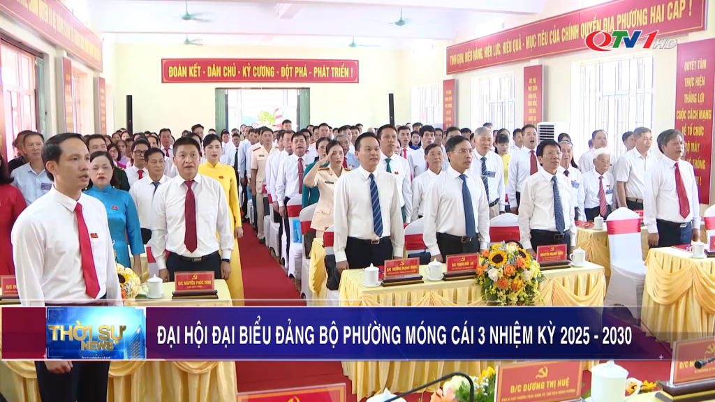 Đại hội đại biểu Đảng bộ phường Móng Cái 3 nhiệm kỳ 2025-2030
