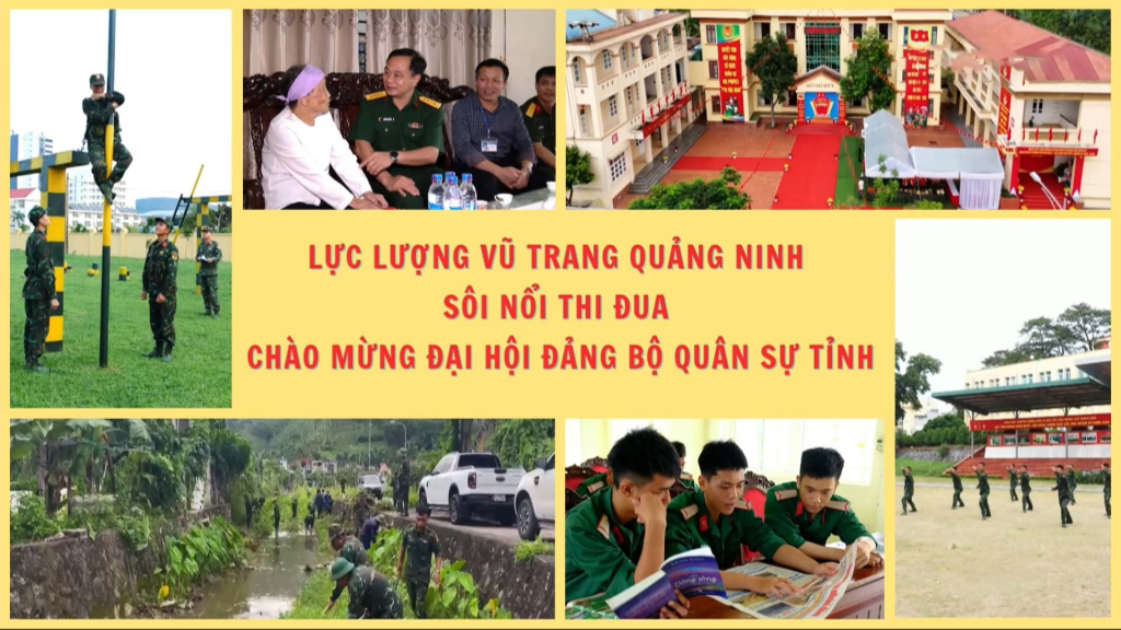 Lực lượng vũ trang Quảng Ninh sôi nổi thi đua chào mừng Đại hội Đảng bộ Quân sự tỉnh