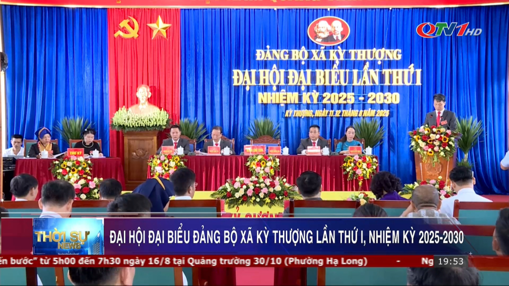 Đại hội đại biểu Đảng bộ xã Kỳ Thượng lần thứ I, nhiệm kỳ 2025-2030