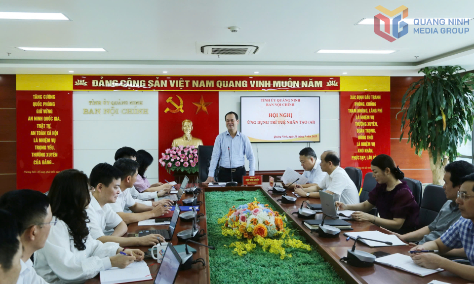 Ban Nội chính Tỉnh ủy triển khai tập huấn sử dụng trí tuệ nhân tạo (AI) trong xử lý công việc.