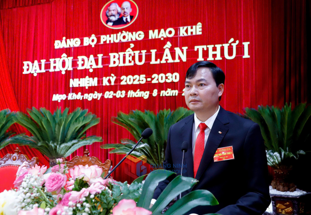 Đồng chí Nguyễn Văn Ngoãn được chỉ định giữ chức vụ Bí thư Đảng ủy phường Mạo Khê nhiệm kỳ 2025-2030