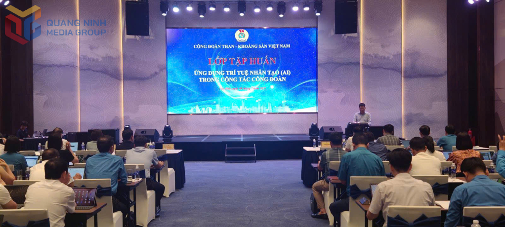 Công đoàn TKV tập huấn ứng dụng AI cho cán bộ công đoàn, tháng 7/2025.