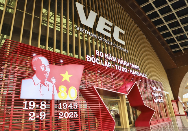Triển lãm thành tựu Đất nước nhân dịp kỷ niệm 80 năm Ngày Quốc khánh diễn ra từ ngày 28/8 - 5/9/2025, tại Trung tâm Triển lãm Quốc gia, Cổ Loa, Hà Nội.