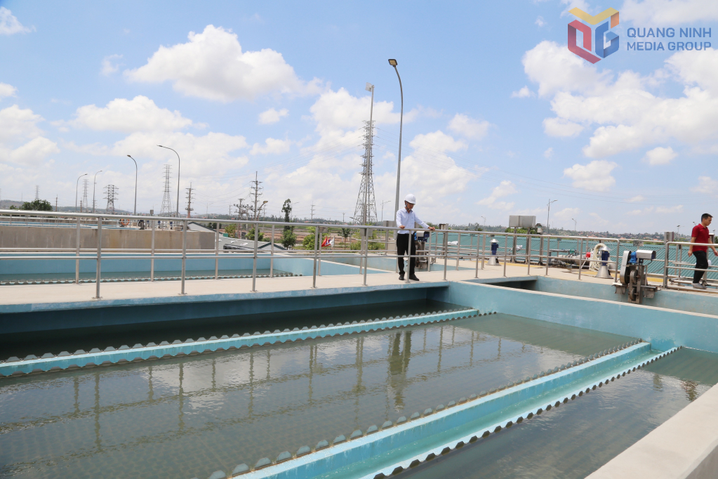 Trạm cung cấp nước sạch tại KCN Sông Khoai đáp ứng nhu cầu phục vụ sản xuất trong KCN.