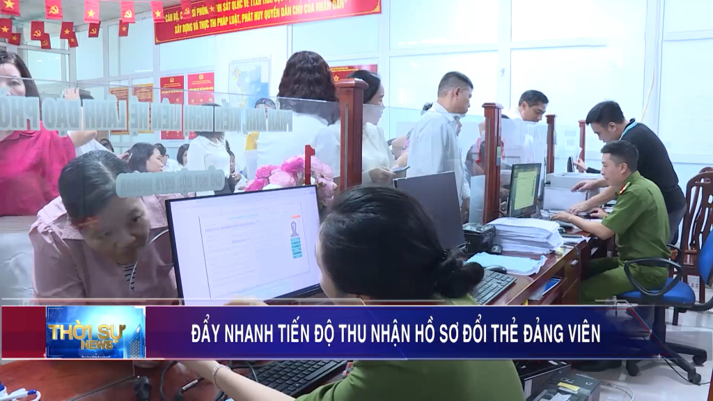 Đẩy nhanh tiến độ thu nhận hồ sơ đổi thẻ đảng viên