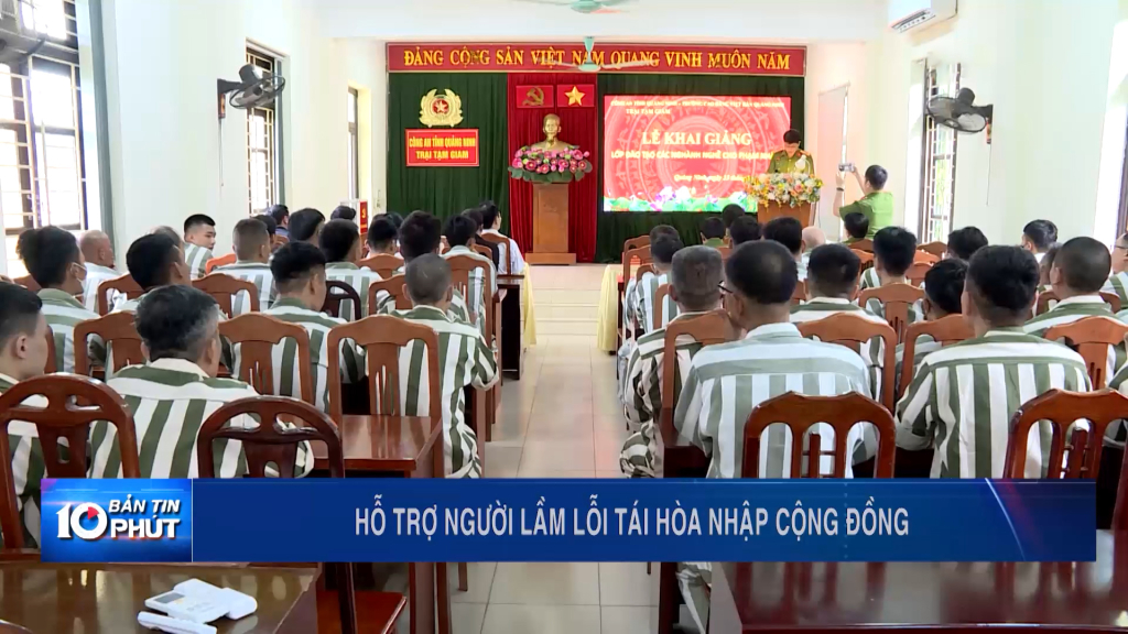Hỗ trợ người lầm lỗi tái hòa nhập cộng đồng