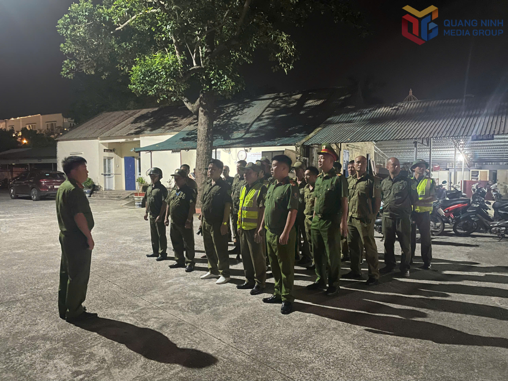 Công an xã Quảng Hà triển khai công tác đảm bảo ANTT trên địa bàn
