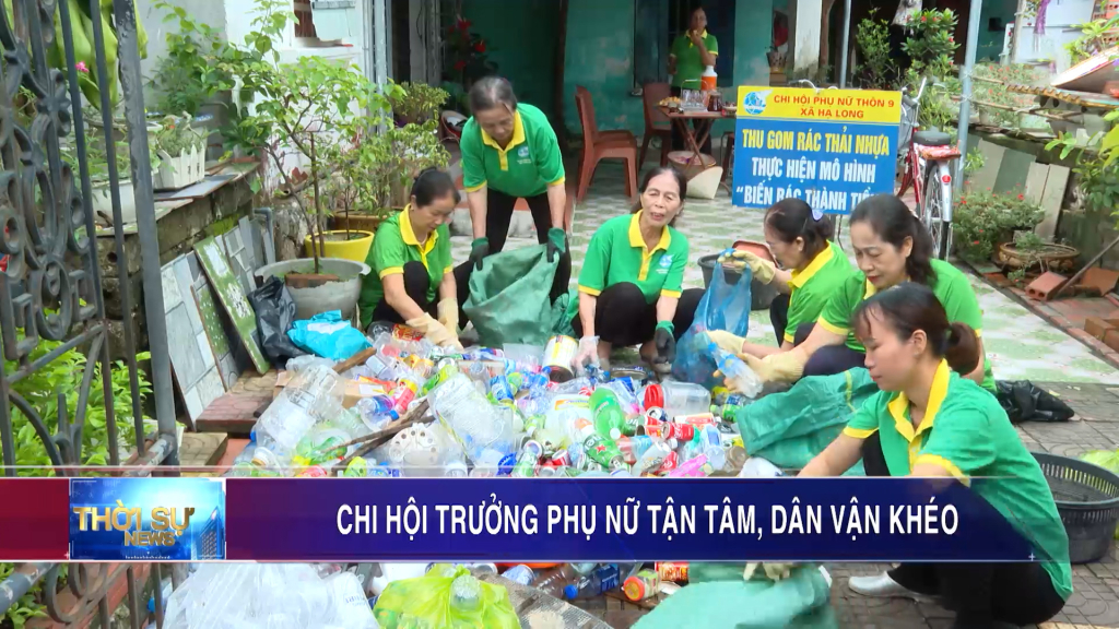Chi hội trưởng phụ nữ tận tâm, dân vận khéo