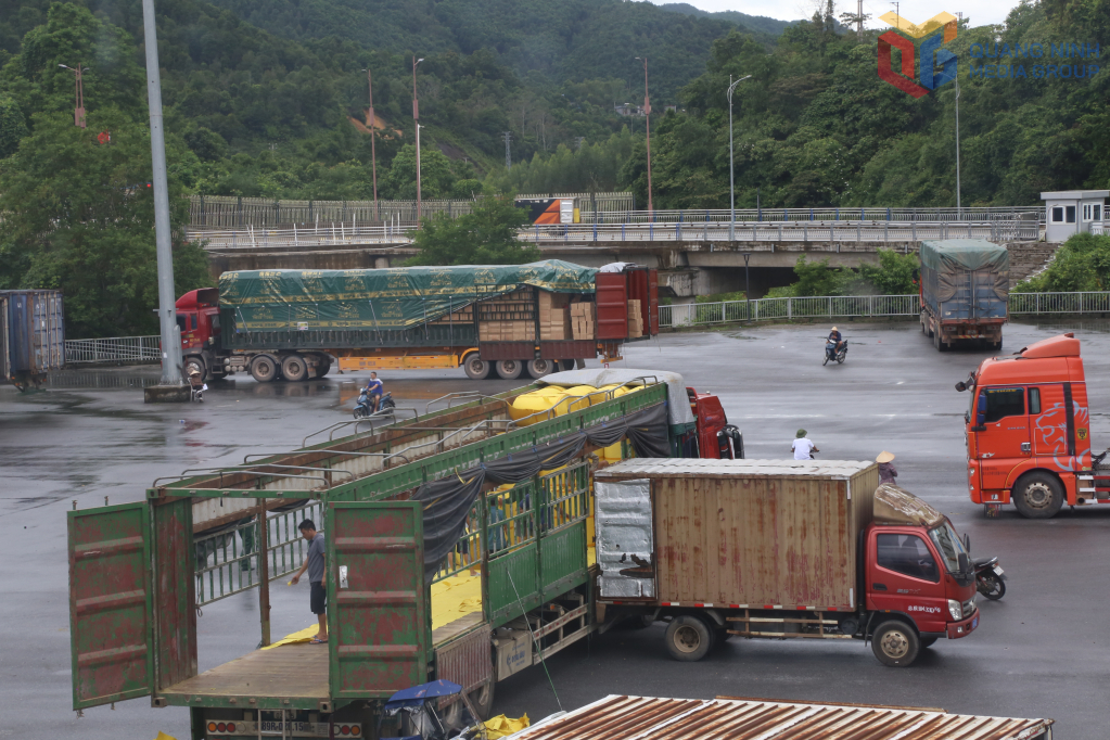 Từ đầu năm đến nay có hơn 69.200 lượt phương tiện xuất, nhập cảnh chở hàng hoá XNK