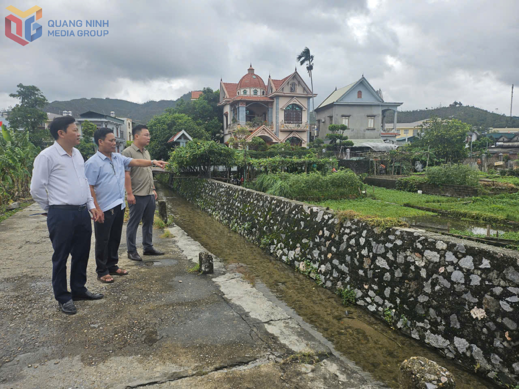 Hệ thống thoát nước khu Cẩm Thịnh 6B, phường Cửa Ông đã được cải thiện rõ rệt từ sự vận động, tuyên truyền của cán bộ mặt trận Khu phố.