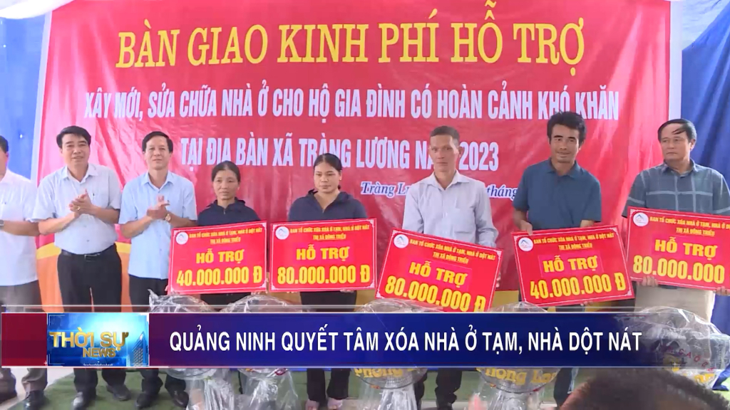 Quảng Ninh quyết tâm xóa nhà tạm, nhà dột nát