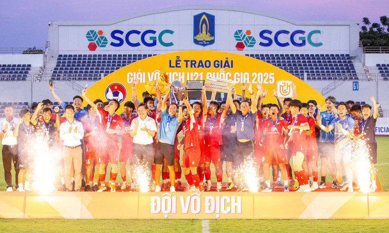 PVF lên ngôi vô địch Giải U21 Quốc gia 2025