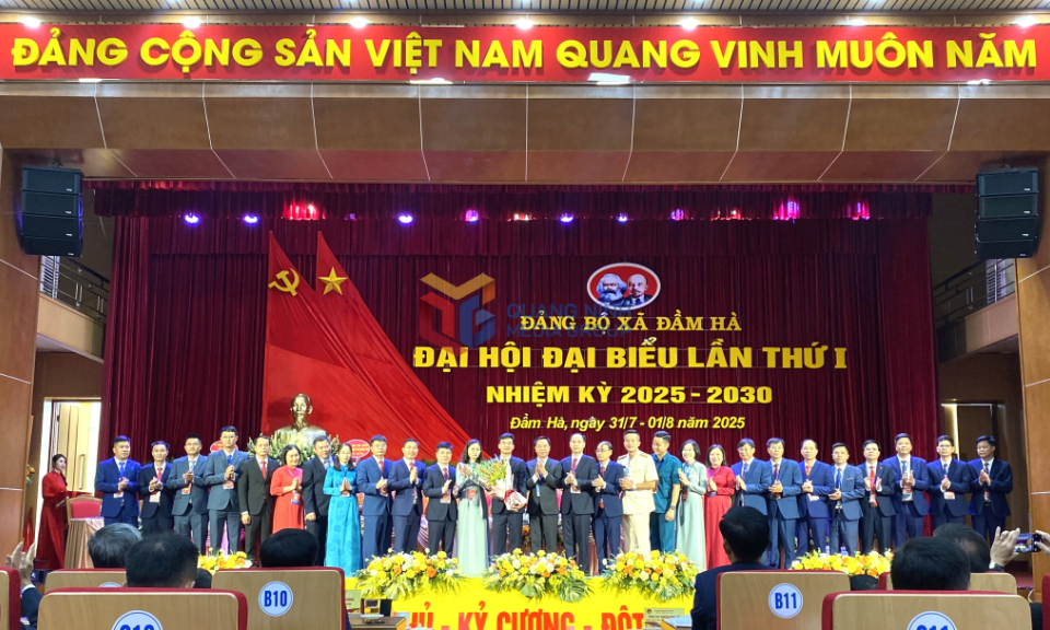 Đại hội đại biểu Đảng bộ xã Đầm Hà lần thứ I, nhiệm kỳ 2025-2030
