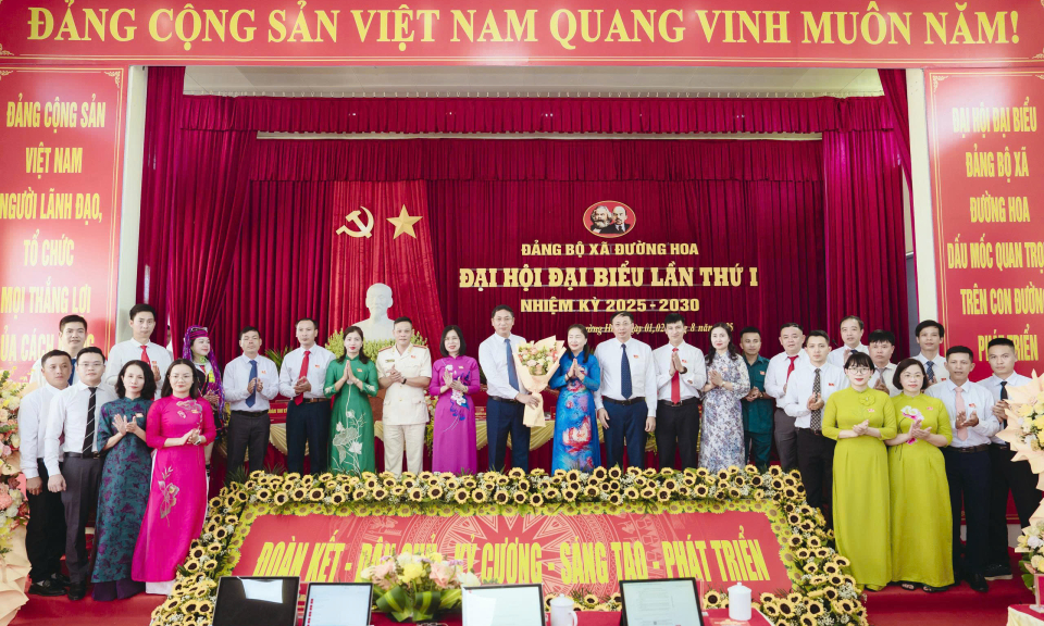 Đại hội đại biểu Đảng bộ xã Đường Hoa lần thứ I, nhiệm kỳ 2025-2030
