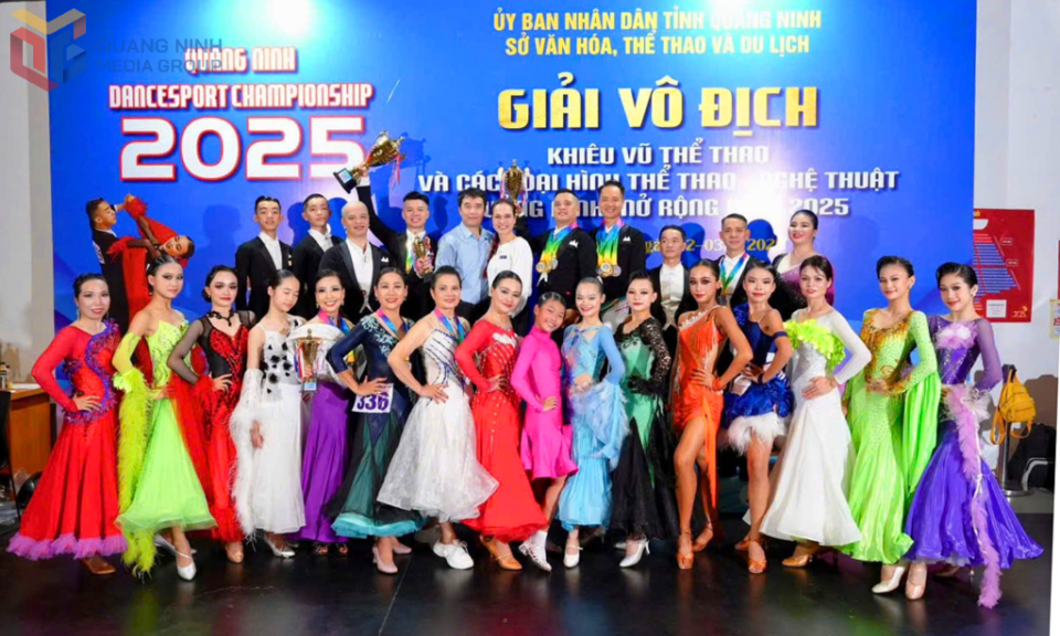 Kết thúc Giải VĐ Khiêu vũ thể thao và các loại hình nghệ thuật tỉnh 2025