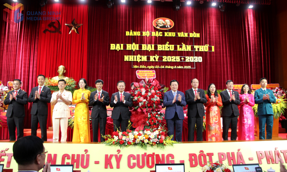 Đại hội đại biểu Đảng bộ đặc khu Vân Đồn lần thứ I, nhiệm kỳ 2025-2030