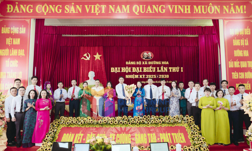 Đại hội đại biểu Đảng bộ xã Đường Hoa lần thứ I, nhiệm kỳ 2025-2030