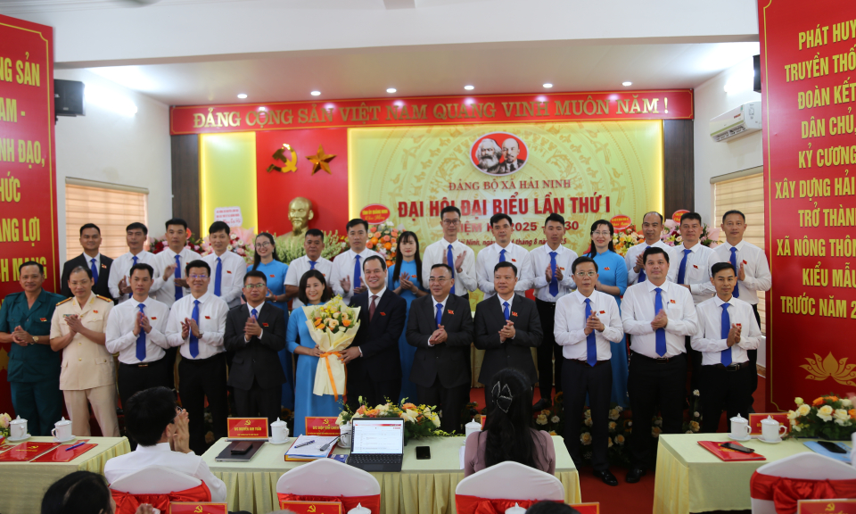 Đại hội Đại biểu Đảng bộ xã Hải Ninh lần thứ I, nhiệm kỳ 2025-2030