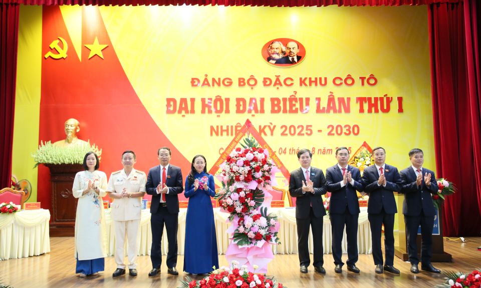 Đại hội Đảng bộ đặc khu Cô Tô lần thứ I, nhiệm kỳ 2025-2030