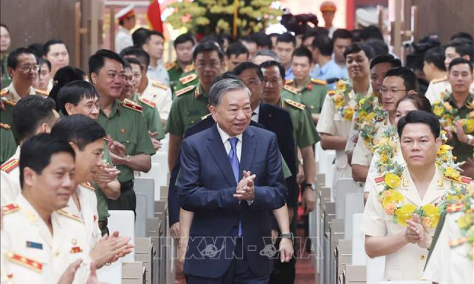 Tổng Bí thư Tô Lâm: Thi đua vì an ninh Tổ quốc có ở từng người, từ trong suy nghĩ, hành động và mọi công việc hằng ngày