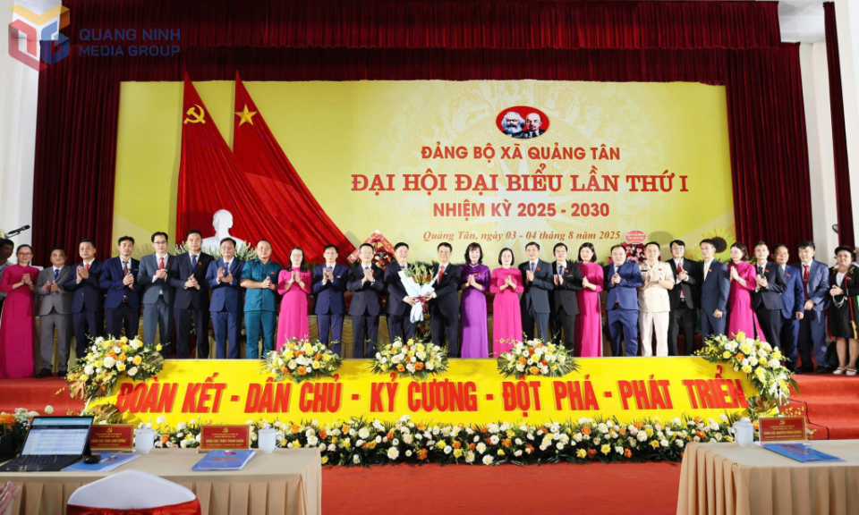 Đại hội đại biểu Đảng bộ xã Quảng Tân lần thứ I, nhiệm kỳ 2025-2030