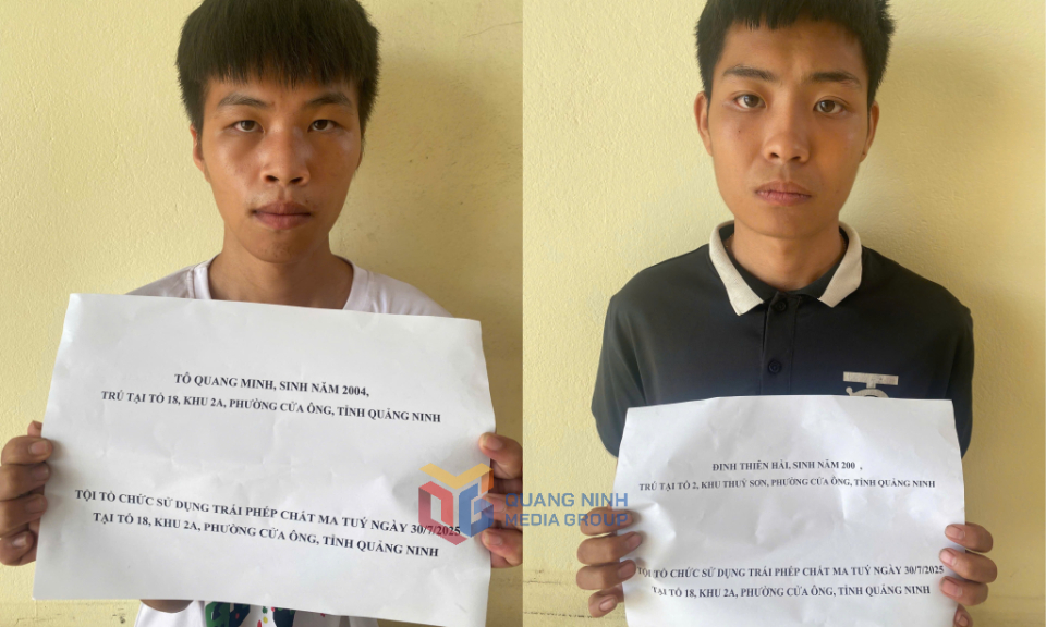 Công an phường Cửa Ông liên tiếp triệt phá hai vụ ma túy trong cùng một ngày
