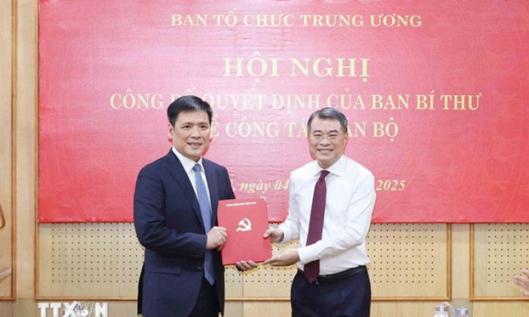Ông Nguyễn Thanh Bình được bổ nhiệm giữ chức Phó Trưởng Ban Tổ chức Trung ương