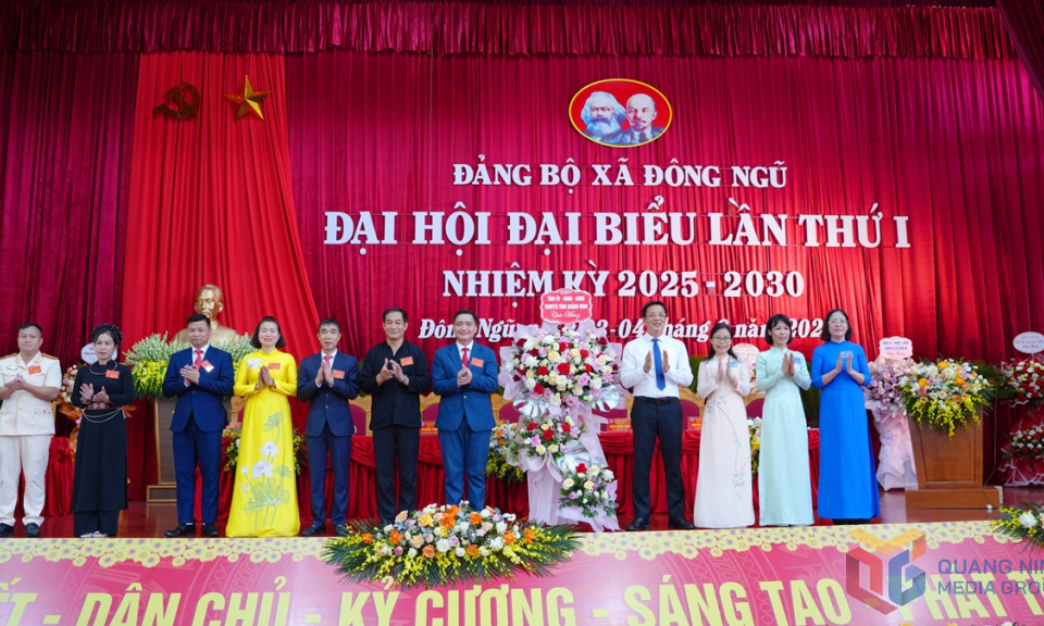 Đại hội đại biểu Đảng bộ xã Đông Ngũ lần thứ I, nhiệm kỳ 2025-2030