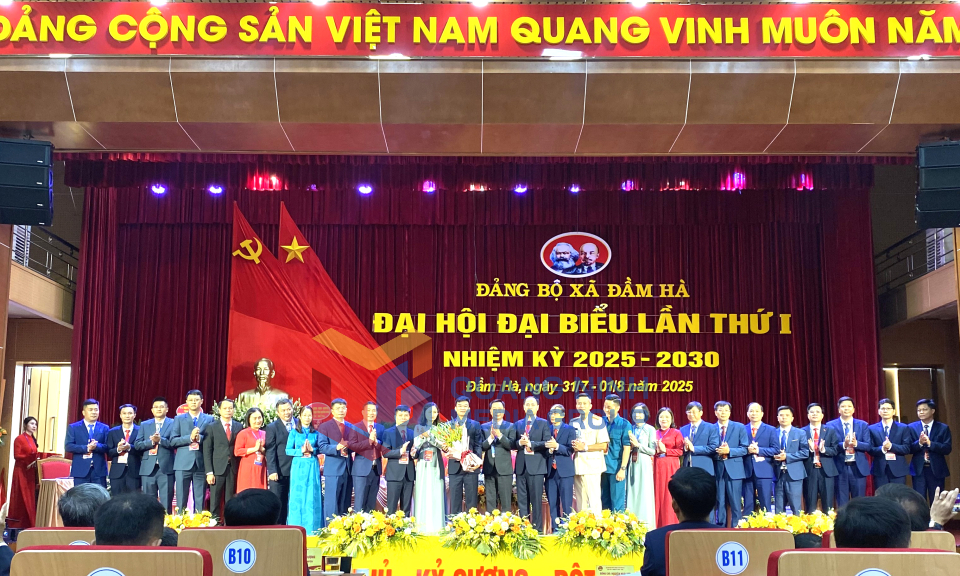 Đại hội đại biểu Đảng bộ xã Đầm Hà lần thứ I, nhiệm kỳ 2025-2030, tháng 8-2025
