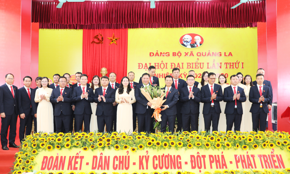 Đại hội đại biểu Đảng bộ xã Quảng La lần thứ I, nhiệm kỳ 2025-2030