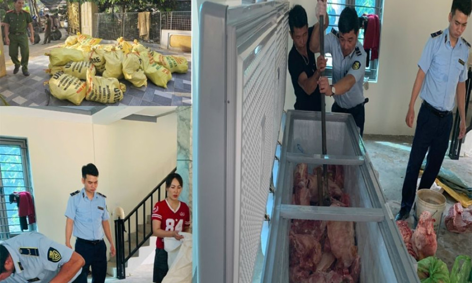 Phát hiện đường dây giết mổ, tiêu thụ thịt lợn dịch bệnh ở Thanh Hóa