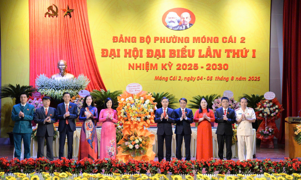Đại hội đại biểu Đảng bộ phường Móng Cái 2 lần thứ I, nhiệm kỳ 2025-2030