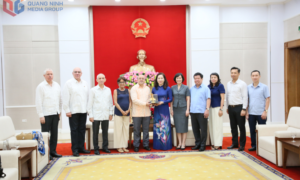 Lãnh đạo tỉnh Quảng Ninh tiếp xã giao đoàn đại biểu Cuba