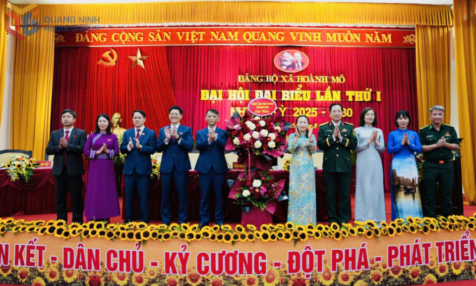 Đại hội đại biểu Đảng bộ xã Hoành Mô lần thứ I, nhiệm kỳ 2025-2030