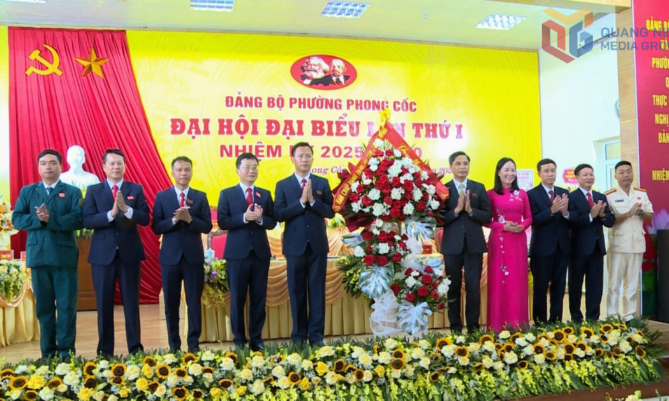 Đại hội đại biểu Đảng bộ phường Phong Cốc lần thứ I, nhiệm kỳ 2025-2030