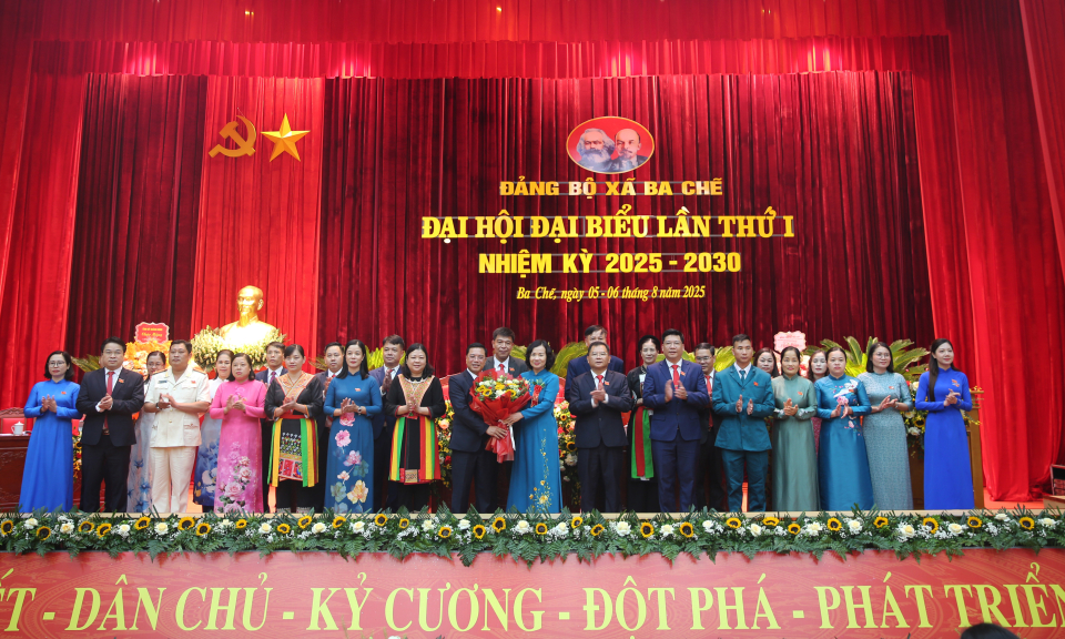 Đại hội đại biểu Đảng bộ xã Ba Chẽ lần thứ I, nhiệm kỳ 2025-2030